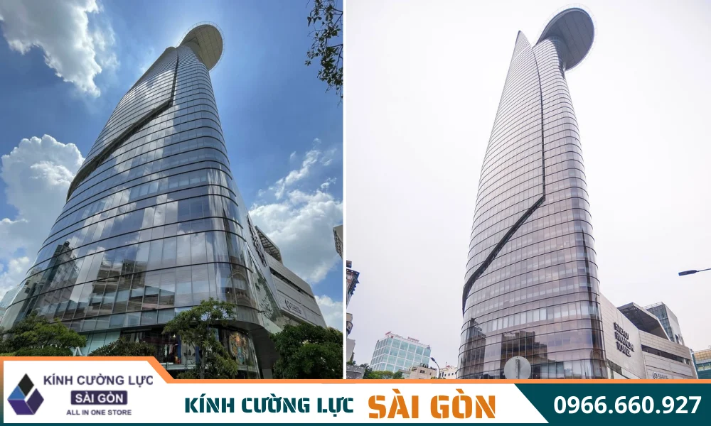 du an kien truc noi bat su dung vach kinh cuong luc 4 Tòa nhà Bitexco ở Quận 1, TPHCM được làm bằng kính cường lực tốt nhất hiện nay